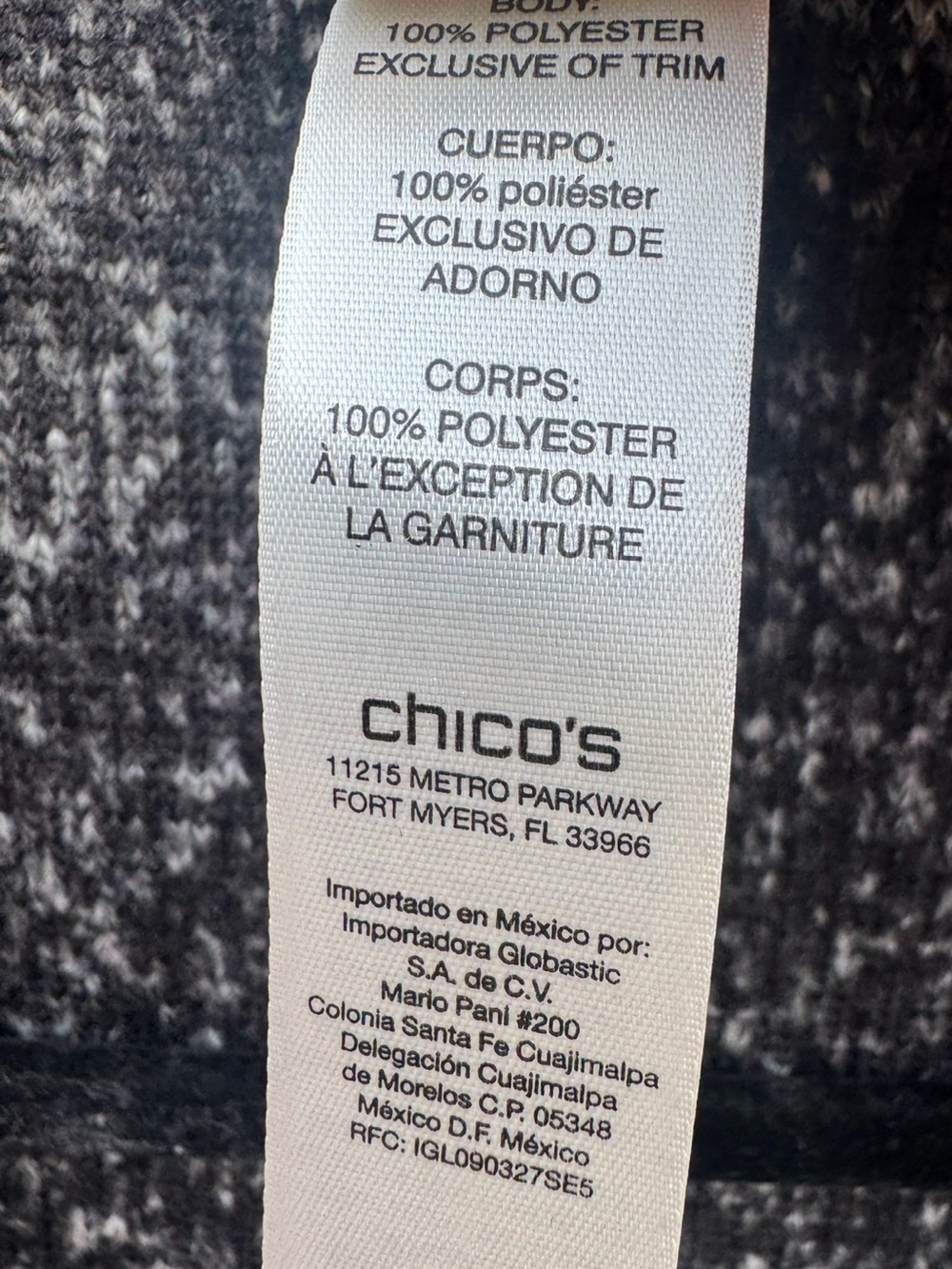 Chico’s Zenergy by Chico’s Vest & Chico’s fringe poppy cardigan bundle sz 2 - Picture 8 of 8